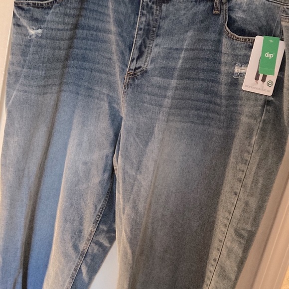 Nwt Women’s hi rise straight leg plus sz 24, distressed - Picture 3 of 9